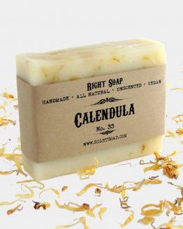 Calendula Natural Soap Bar - Handmade Unscented Vegan Soap - Soap Best for Sensitive Skin - Natural Handmade Cold Process Soap