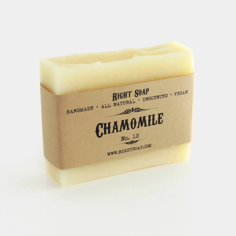 Chamomile Natural Soap Bar Unscented Sensitive Skin Soap