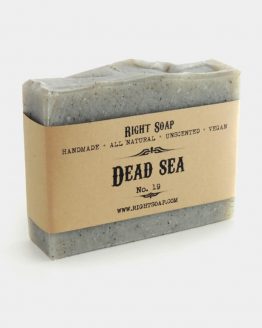Dead Sea Soap Bar - Unscented Clay Soap - Handmade Vegan Soap with Dead Sea Mud - Detox Soap Bar - Wrinkle reducer - Deep Skin Cleansing