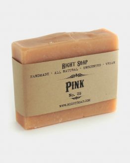 French Pink Clay Soap - Handmade - Unscented - Vegan - Detox Clay Soap - Soap For All skin types - Mature Skin Soap - High Cleansing Soap