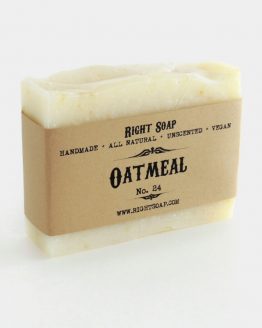 Oatmeal Scrub Soap Bar - All Natural Exfoliating Soap for Sensitive Skin - Unscented Scrub Soap - Vegan Soap - Handmade cold Process Soap Bar