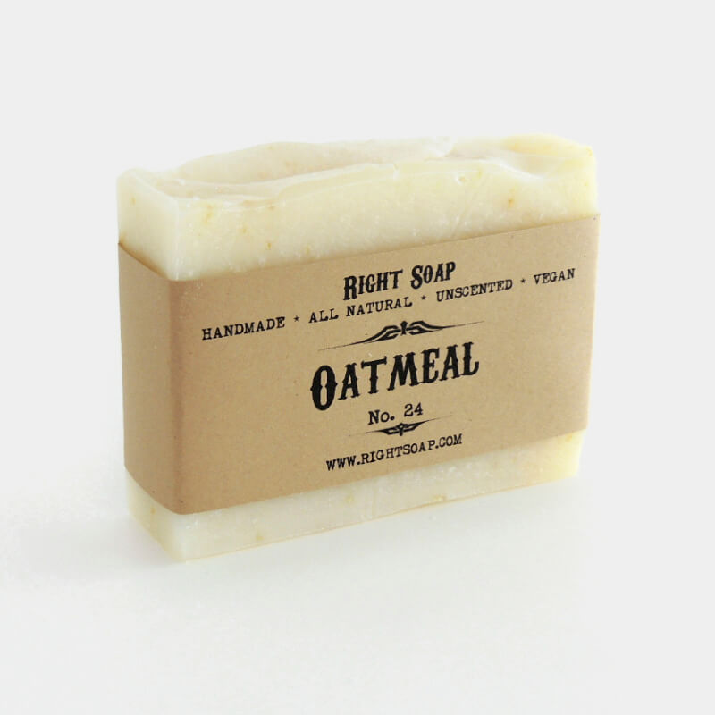 Unscented Oatmeal Soap for sensitive skin/babies. – Simply Soap