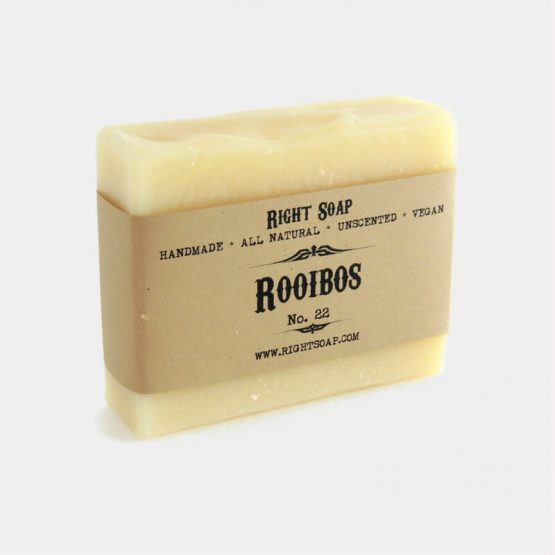 Rooibos Tea Soap Bar - All Natural - Unscented - Vegan - Sensitive Skin Soap - Face and Body Soap Bar - Herbal Soap for Men
