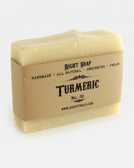 Turmeric Natural Soap Bar - Handmade - Unscented - Vegan - Cleanses, Gently exfoliates and help to reduce skin pigmentation