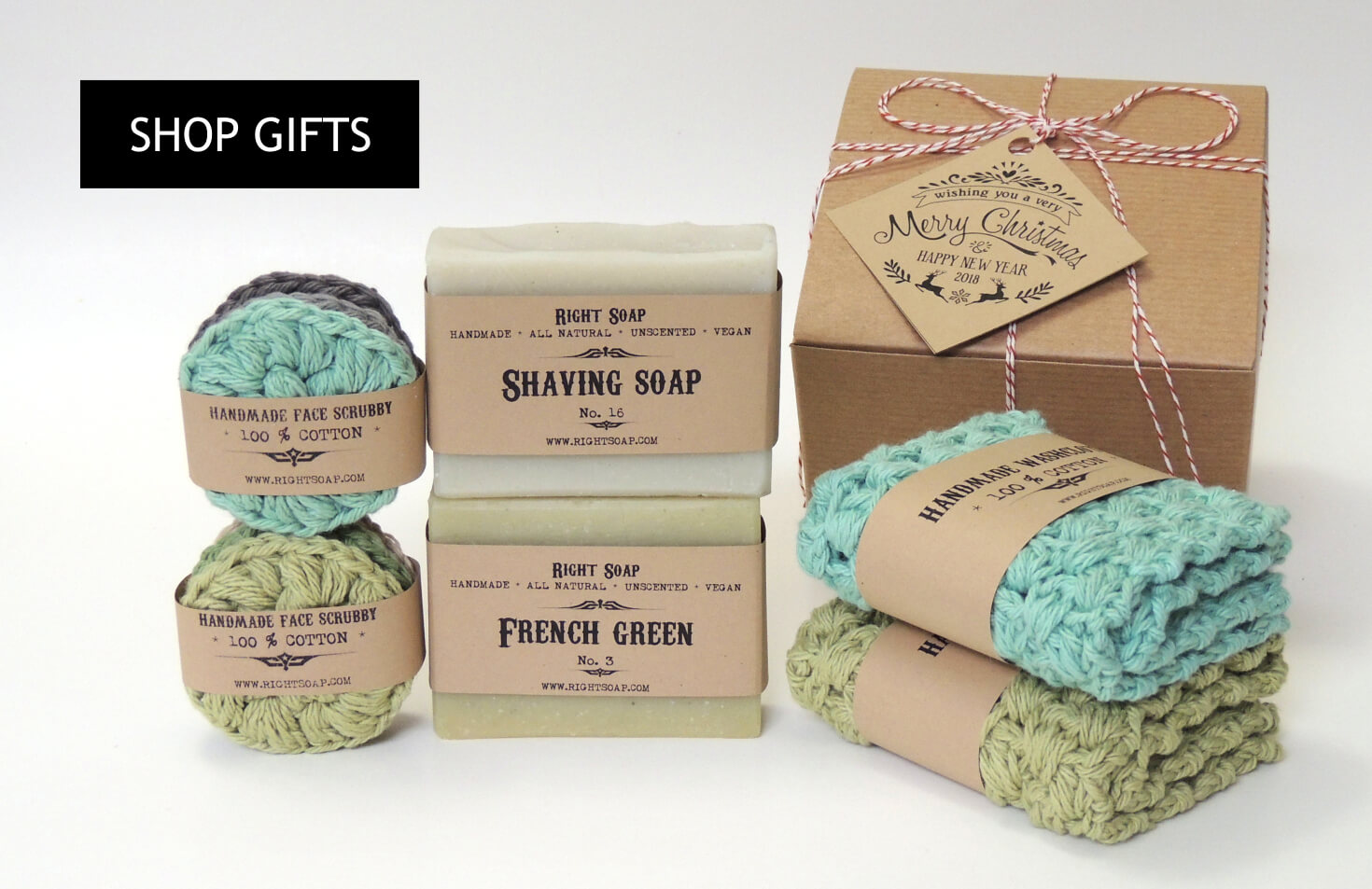 SHOP GIFTS RIGHT SOAP gift box